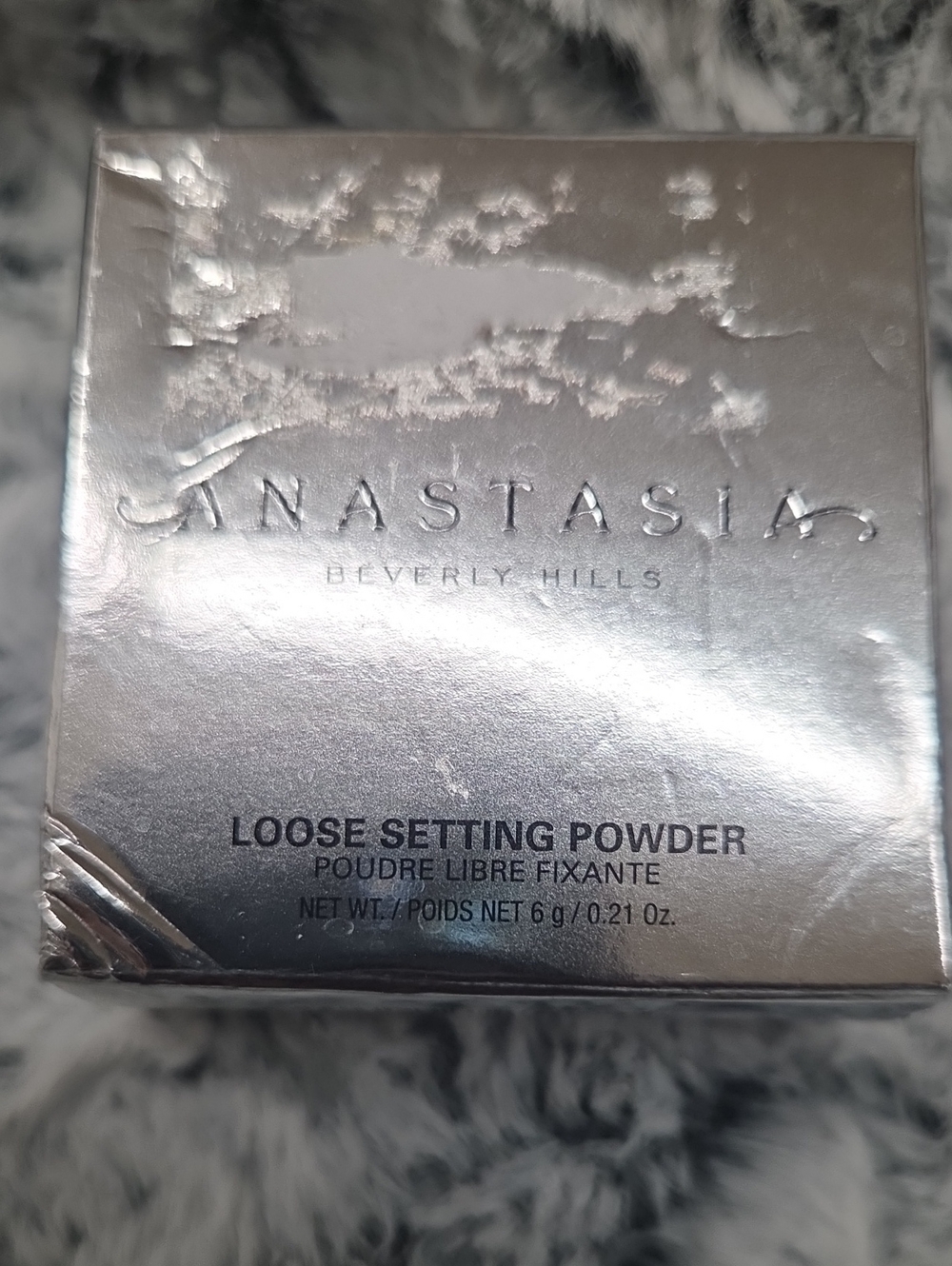Anastasia Beverly Hills Silver Loose Setting Powder Compact-Travel Size